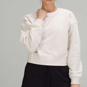 LULULEMON PERFECTLY OVERSIZED SOFTSTREME WHITE OPAL SZ 12